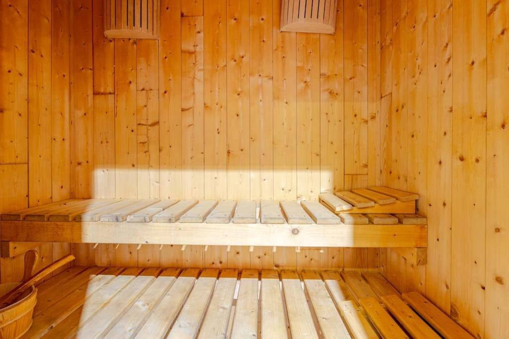 Appartement En Chalet Individuel Sauna Piscine Valmeinier Buitenkant foto