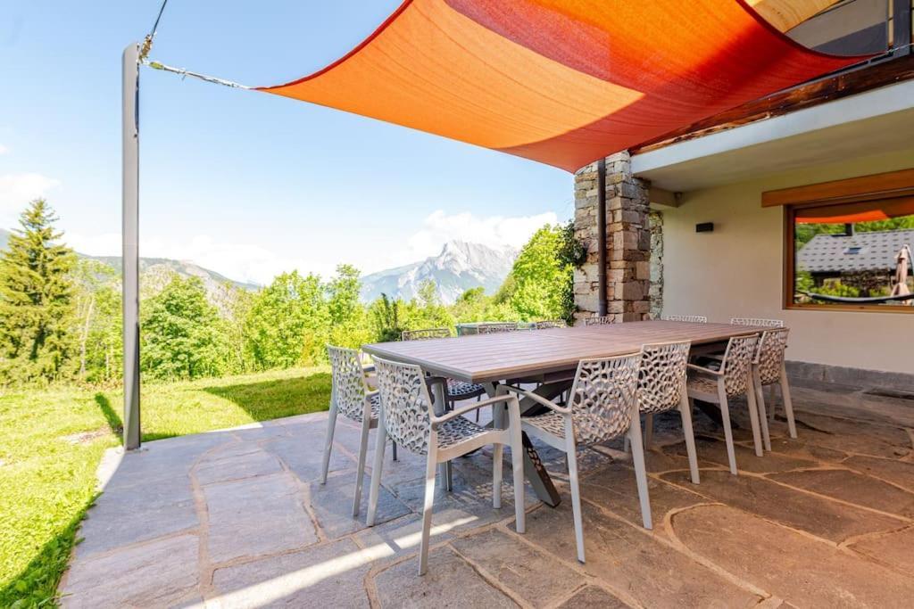Appartement En Chalet Individuel Sauna Piscine Valmeinier Buitenkant foto