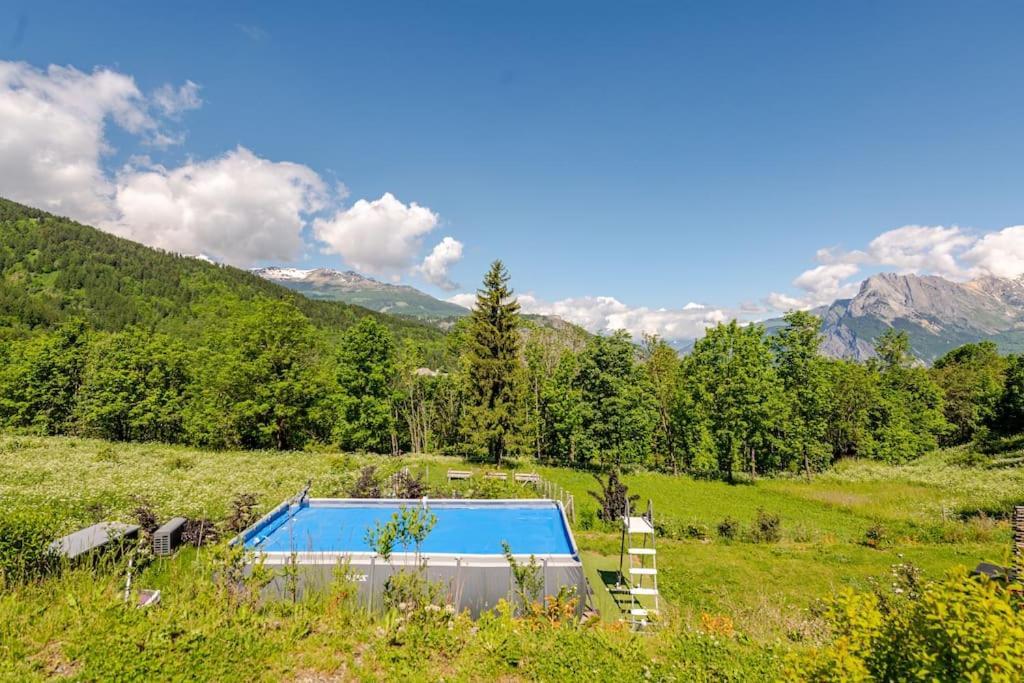 Appartement En Chalet Individuel Sauna Piscine Valmeinier Buitenkant foto